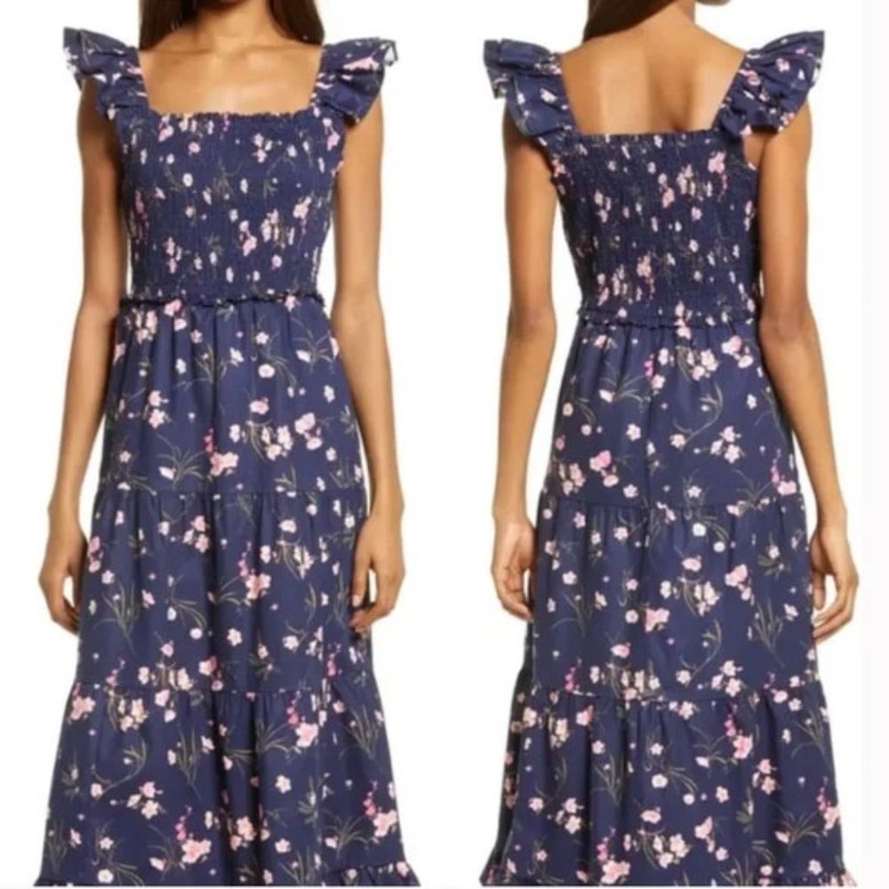 Chelsea28 Navy Floral Dress